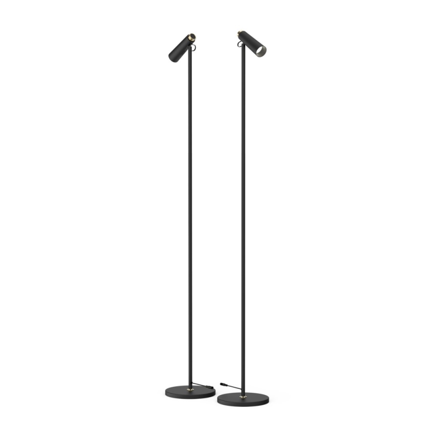 LED Dimbar golvlampa TIT LED/6W/230V svart