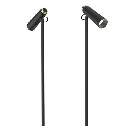 LED Dimbar golvlampa TIT LED/6W/230V svart