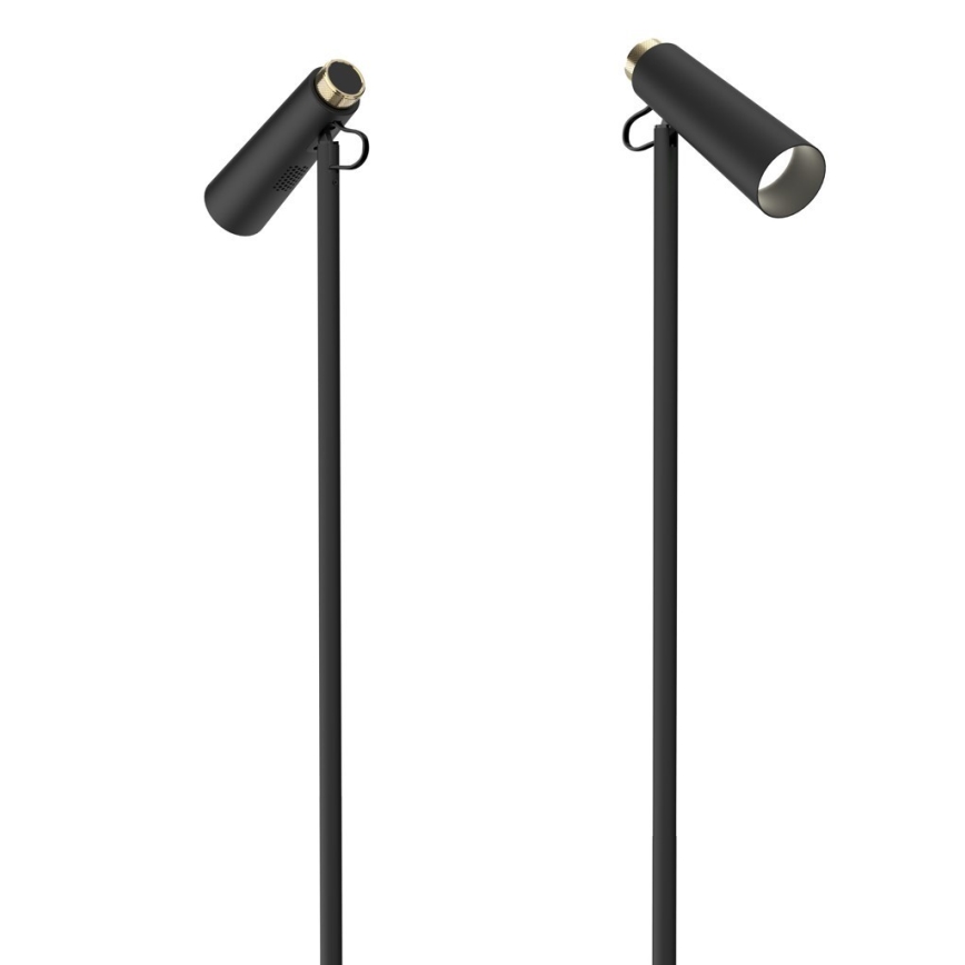 LED Dimbar golvlampa TIT LED/6W/230V svart
