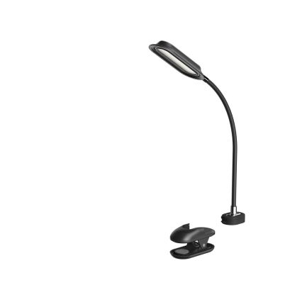 LED+CCT Dimbar skrivbordslampa med klämma CLIP LED/7,5W/230V 3000/4200/5000K svart