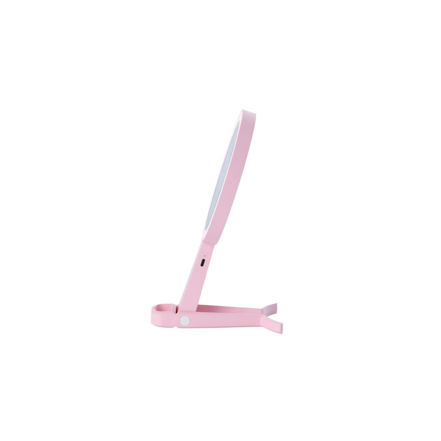 Immax 09102L - LED+CCT dimmbar sminkspegel SWEET LED/3W/5V rosa
