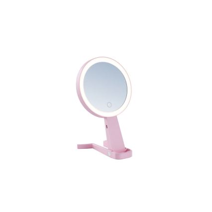 Immax 09102L - LED+CCT dimmbar sminkspegel SWEET LED/3W/5V rosa