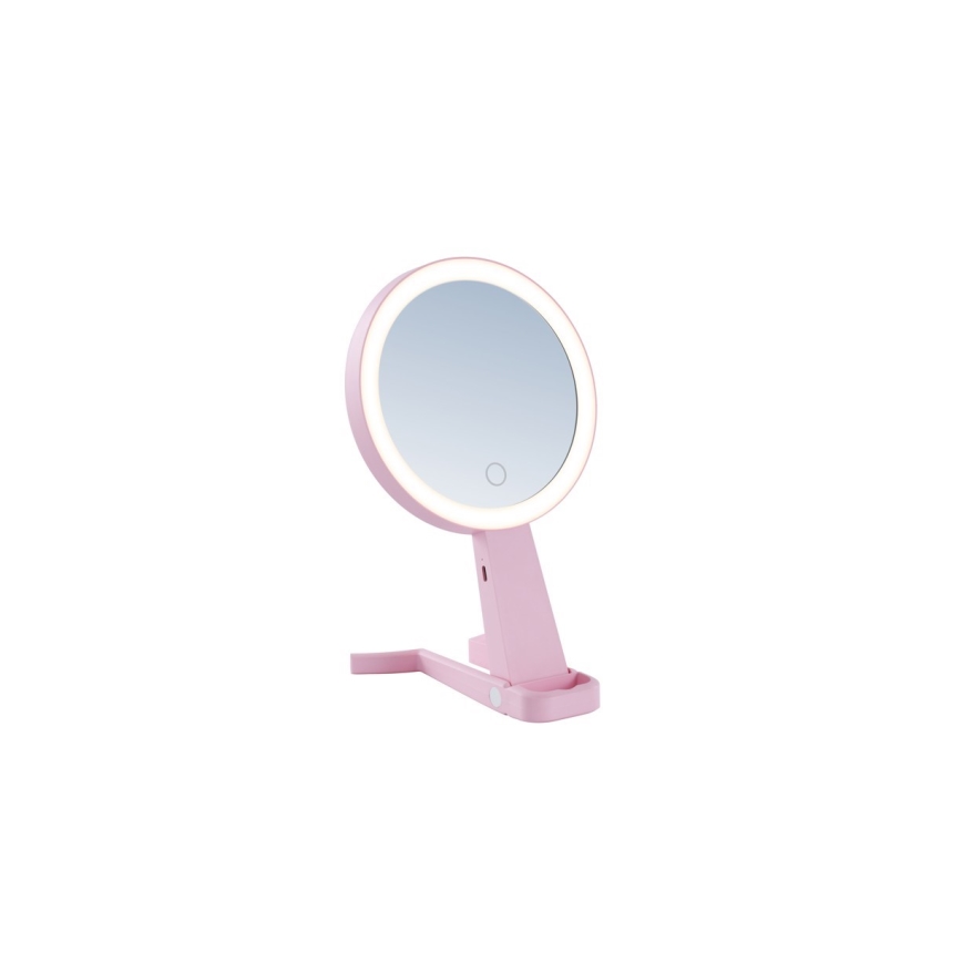 Immax 09102L - LED+CCT dimmbar sminkspegel SWEET LED/3W/5V rosa