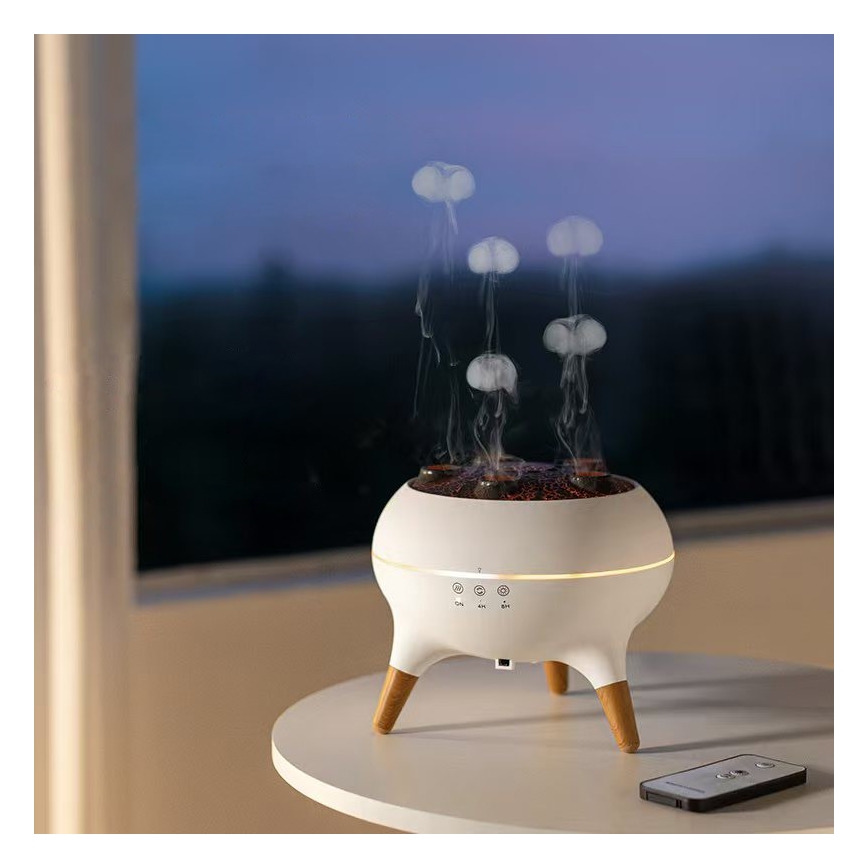 Immax 09104L - Aromadiffusor och luftfuktare JELLYFISH LED/11W/5V