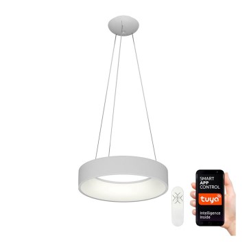Immax NEO 07020L - LED ljusreglerad ljuskrona på textilsladd med fjärrkontroll AGUJERO LED/30W/230V Tuya