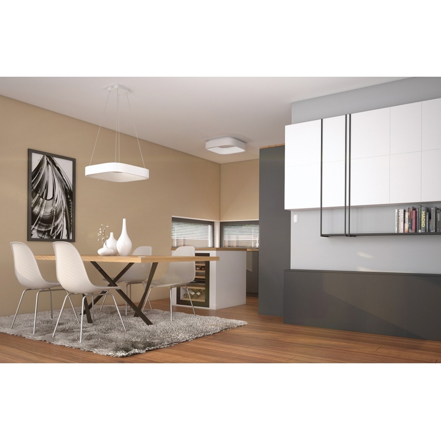 Immax NEO 07036L – LED Dimbar Hängande Ljuskrona TOPAJA LED/47W/230V + Fjärrstyrd