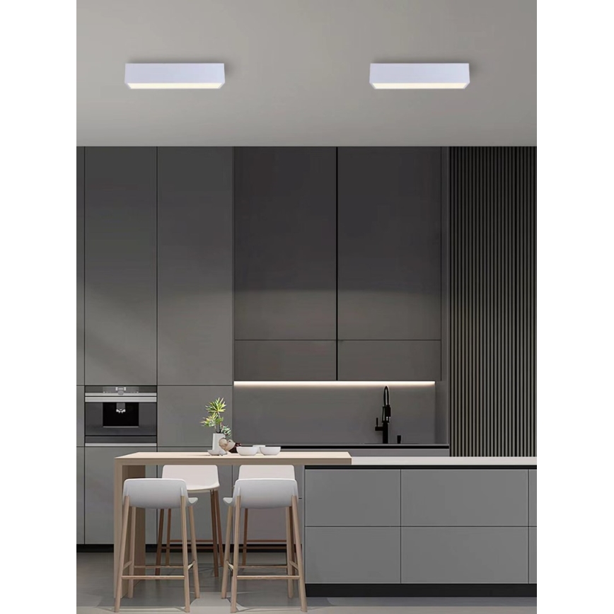 Immax NEO 07072-60 - LED Dimbar taklampa CANTO LED/34W/230V vit Tuya + fjärrkontroll