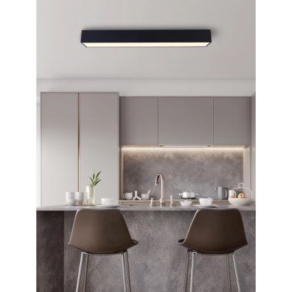 Immax NEO 07074-90 - LED Dimbar taklampa CANTO LED/50W/230V svart Tuya + fjärrkontroll