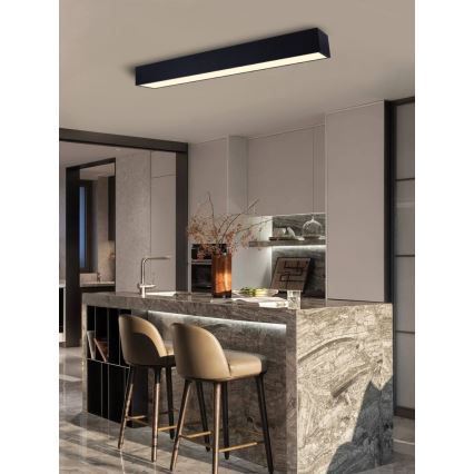 Immax NEO 07074-90 - LED Dimbar taklampa CANTO LED/50W/230V svart Tuya + fjärrkontroll