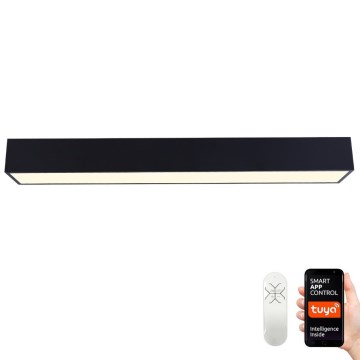 Immax NEO 07074-90 - LED Dimbar taklampa CANTO LED/50W/230V svart Tuya + fjärrkontroll