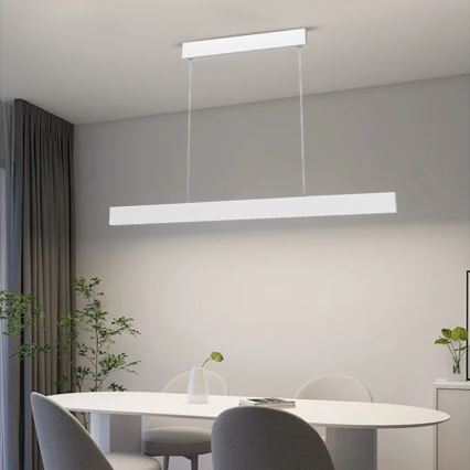 Immax NEO 07075L-Dimbar LED-lampakrona med snöre LISTON LED/18W/230V + Fjärrstyrd Tuya