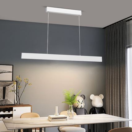 Immax NEO 07075L-Dimbar LED-lampakrona med snöre LISTON LED/18W/230V + Fjärrstyrd Tuya