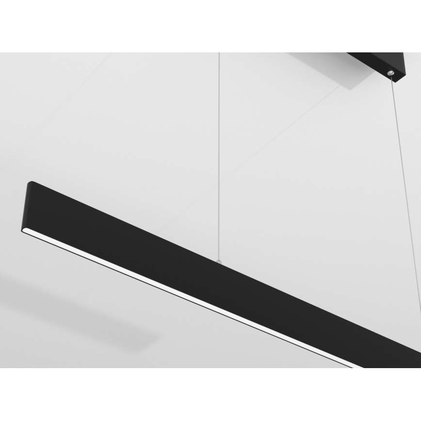 Immax NEO 07076L -  Dimbar LED-lampakrona med snöre svart LISTON LED/18W/230V + DO