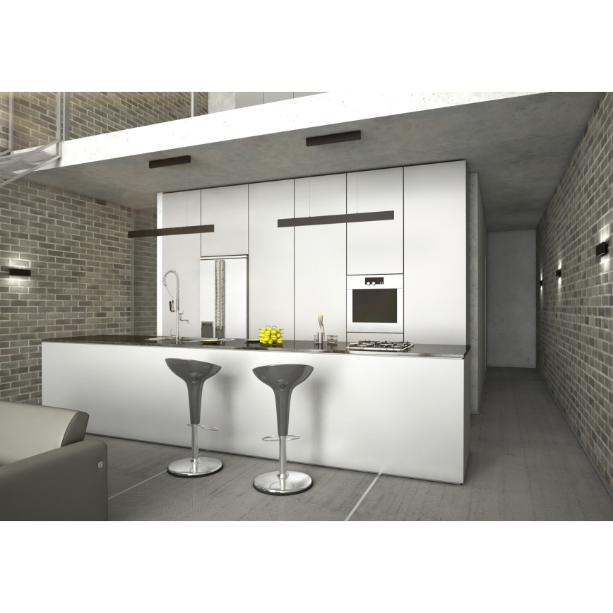Immax NEO 07076L -  Dimbar LED-lampakrona med snöre svart LISTON LED/18W/230V + DO