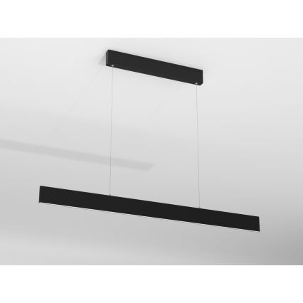 Immax NEO 07076L - LED dimbar taklampa svart LISTON LED/18W/230V Tuya + fjärrkontroll