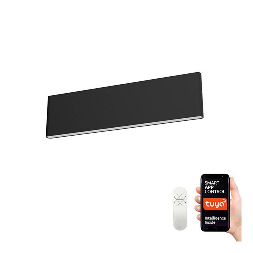 Immax NEO 07086L - LED Dimbar Väggbelysning LISTON LED/8W/230V svart+ Fjärrstyrd
