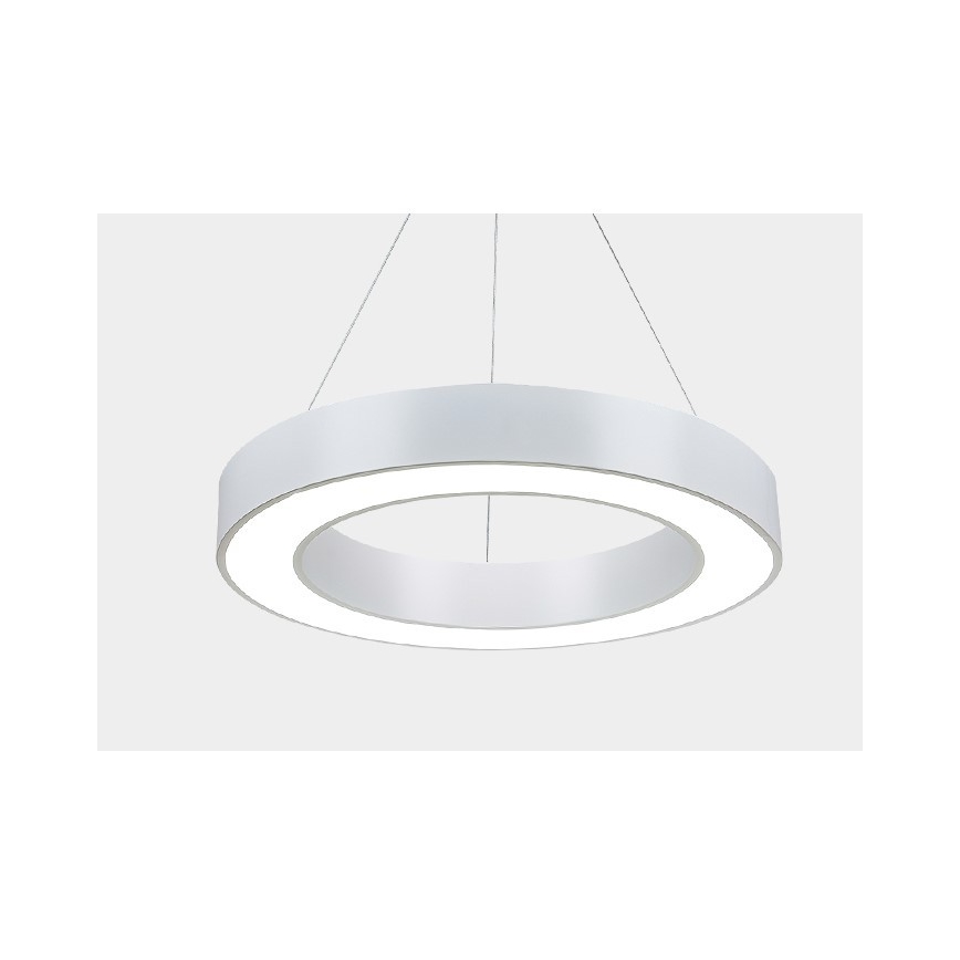 Immax NEO 07091L - Dimbar LED-lampakrona med snöre PASTEL LED/52W/230V 60 cm vit