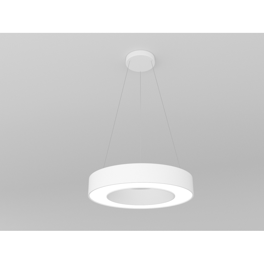 Immax NEO 07091L - Dimbar LED-lampakrona med snöre PASTEL LED/52W/230V 60 cm vit