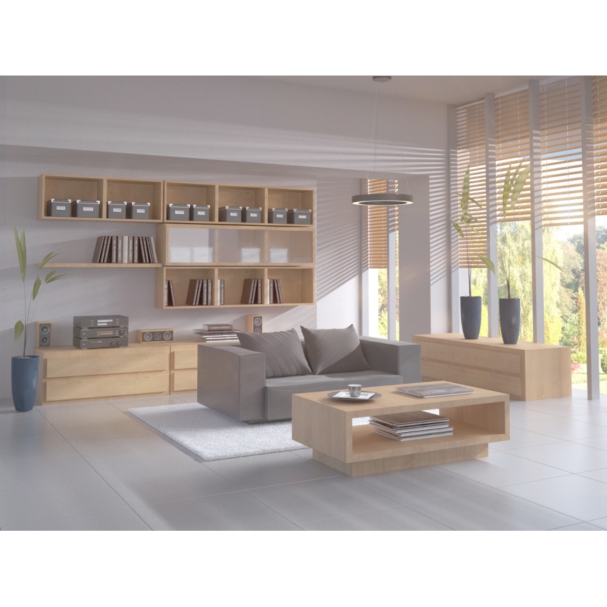 Immax NEO 07091L - Dimbar LED-lampakrona med snöre PASTEL LED/52W/230V 60 cm vit