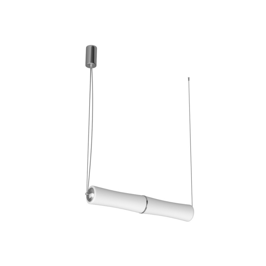 Immax NEO 07102L - Dimbar LED-lampakrona med snöre bambuS LED/30W/230V 90 + Fjärrstyrd