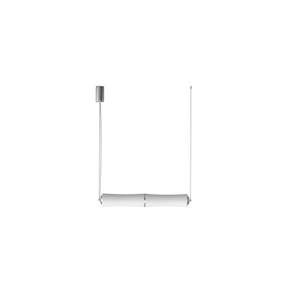Immax NEO 07102L - Dimbar LED-lampakrona med snöre bambuS LED/30W/230V 90 + Fjärrstyrd