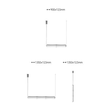Immax NEO 07102L - LED dimbar taklampa BAMBOOS LED/30W/230V 90 cm Tuya + fjärrkontroll