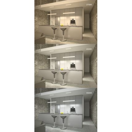 Immax Neo 07128L - LED  Ljusreglerad ljuskrona på textilsladd LISTON guld LED/18W/230V ZigBee + fjärrkontroll Tuya