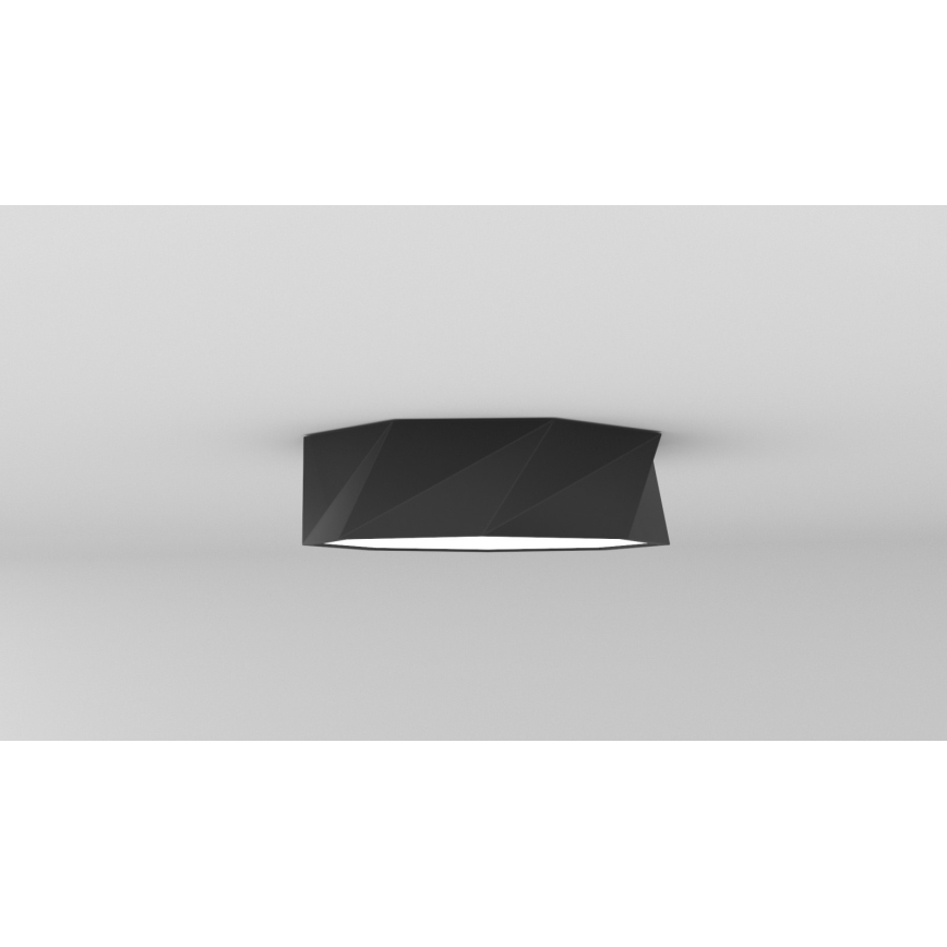 Immax NEO 07130-B40 - LED SMART Ljusreglerad taklampa DIAMANTE svart LED/31W/230V + fjärrkontroll 40cm Tuya ZigBee