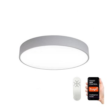 Immax NEO 07143-GR60 - LED ljusreglerad taklampa  RONDATE LED/50W/230V Tuya grå + fjärrkontroll