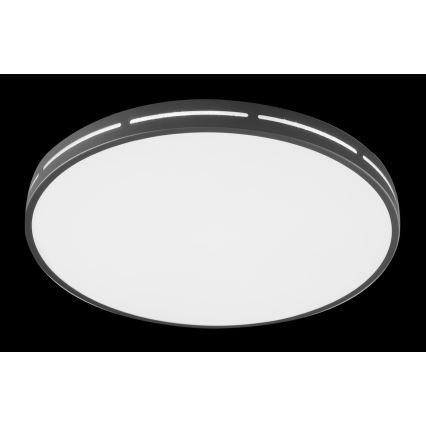 Immax NEO 07145-B42 - LED ljusreglerad taklampa  NEO LITE VISTAS LED/24W/230V Tuya Wi-Fi svart  + fjärrkontroll