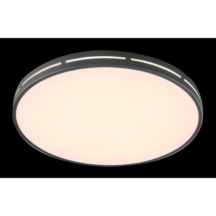 Immax NEO 07145-B42 - LED ljusreglerad taklampa  NEO LITE VISTAS LED/24W/230V Tuya Wi-Fi svart  + fjärrkontroll