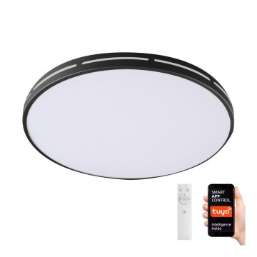 Immax NEO 07145-B42 - LED ljusreglerad taklampa  NEO LITE VISTAS LED/24W/230V Tuya Wi-Fi svart  + fjärrkontroll