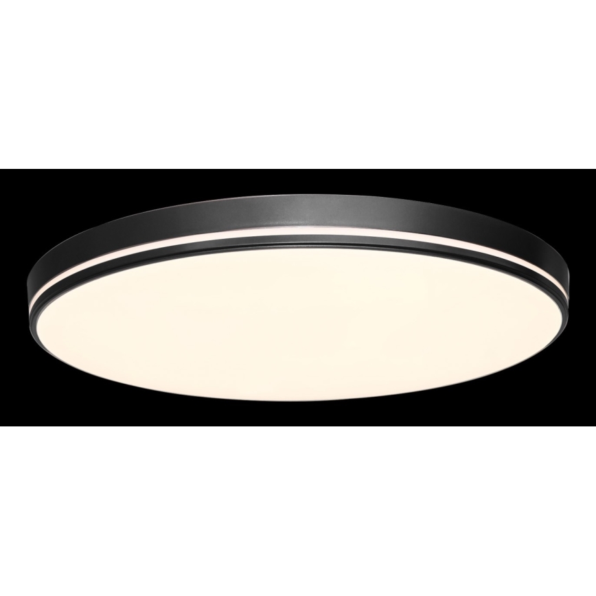 Immax NEO 07148-B40 - LED ljusreglerad taklampa  NEO LITE AREAS LED/24W/230V Tuya Wi-Fi svart  + fjärrkontroll