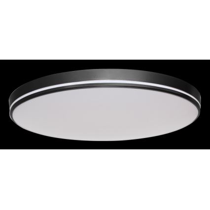 Immax NEO 07148-B40 - LED ljusreglerad taklampa  NEO LITE AREAS LED/24W/230V Tuya Wi-Fi svart  + fjärrkontroll
