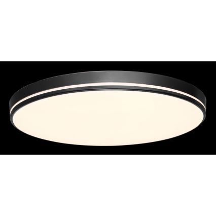 Immax NEO 07148-B51 - LED ljusreglerad taklampa  NEO LITE AREAS LED/48W/230V Tuya Wi-Fi svart  + fjärrkontroll
