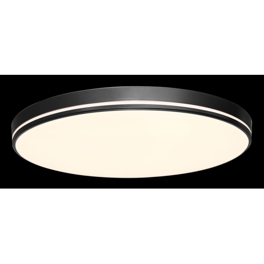 Immax NEO 07148-B51 - LED ljusreglerad taklampa  NEO LITE AREAS LED/48W/230V Tuya Wi-Fi svart  + fjärrkontroll