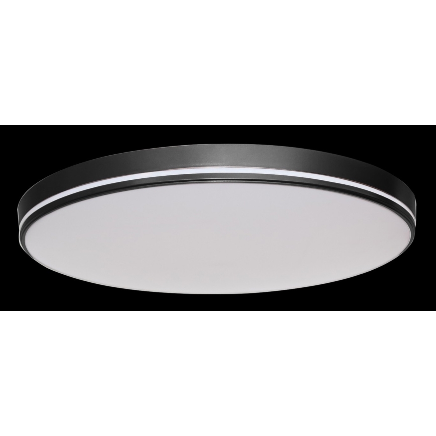 Immax NEO 07148-B51 - LED ljusreglerad taklampa  NEO LITE AREAS LED/48W/230V Tuya Wi-Fi svart  + fjärrkontroll