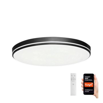 Immax NEO 07148-B51 - LED ljusreglerad taklampa  NEO LITE AREAS LED/48W/230V Tuya Wi-Fi svart  + fjärrkontroll