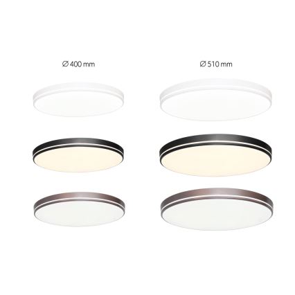 Immax NEO 07149-W51 - LED ljusreglerad taklampa  NEO LITE AREAS LED/48W/230V Tuya Wi-Fi vit  + fjärrkontroll