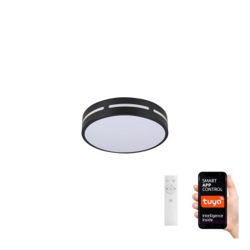 Immax NEO 07152-B30 - LED Dimbar taklampa NEO LITE PERFECTO LED/24W/230V Wi-Fi Tuya svart+ fjärrkontroll