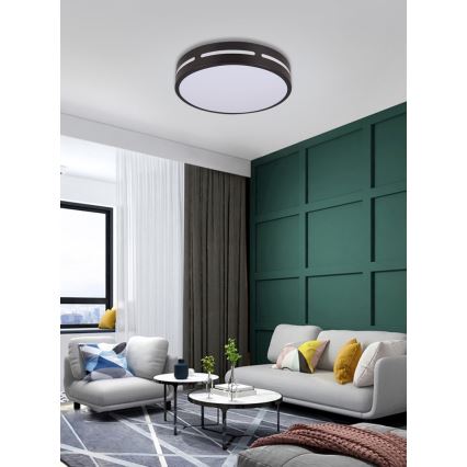 Immax NEO 07152-B50 - LED Dimbar taklampa NEO LITE PERFECTO LED/48W/230V Wi-Fi Tuya + fjärrkontroll