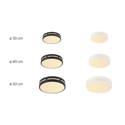 Immax NEO 07152-B50 - LED Dimbar taklampa NEO LITE PERFECTO LED/48W/230V Wi-Fi Tuya + fjärrkontroll