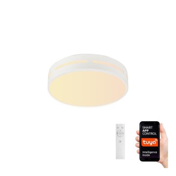 Immax NEO 07153-W40 - LED Dimbar taklampa NEO LITE PERFECTO LED/24W/230V Wi-Fi Tuya vit+ fjärrkontroll
