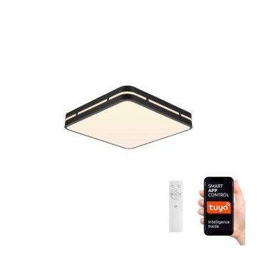 Immax NEO 07154-B30 - LED Dimbar taklampa NEO LITE PERFECTO LED/24W/230V Wi-Fi Tuya svart+ fjärrkontroll