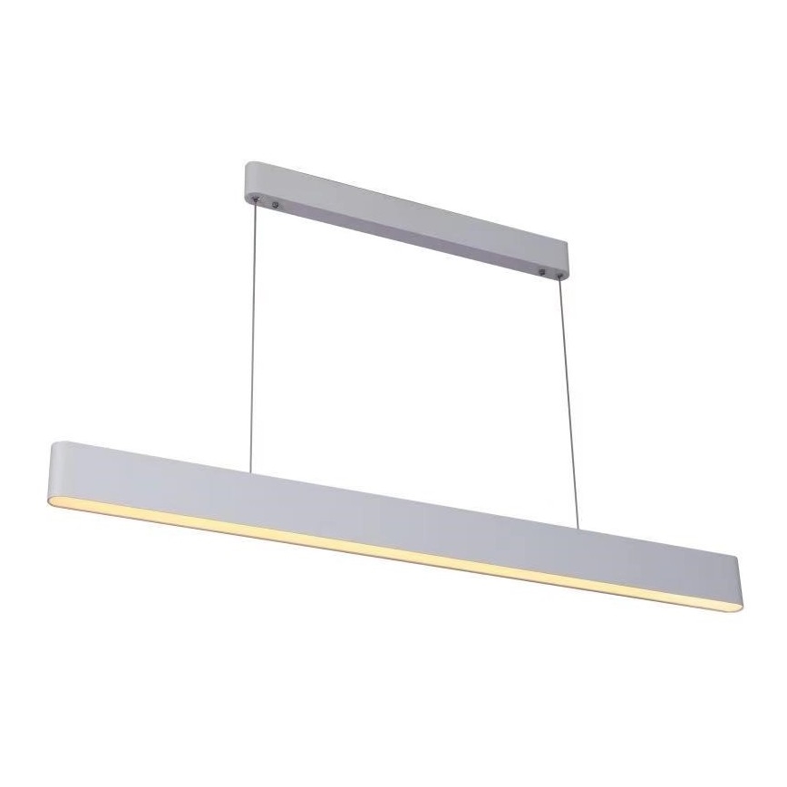 Immax NEO 07157-W120X - LED RGB+CCT Ljusreglerad ljuskrona på textilsladd MILANO LED/40W/230V Tuya vit