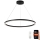 Immax NEO 07158-B80 - LED ljusreglerad ljuskrona på snöre FINO LED/60W/230V Tuya svart + fjärrkontroll