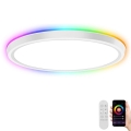 Immax NEO 07164-40 - LED RGB+CCT Ljusreglerad taklampa NEO LITE TUDO LED/50W/230V Wi-Fi Tuya +remote kontroll