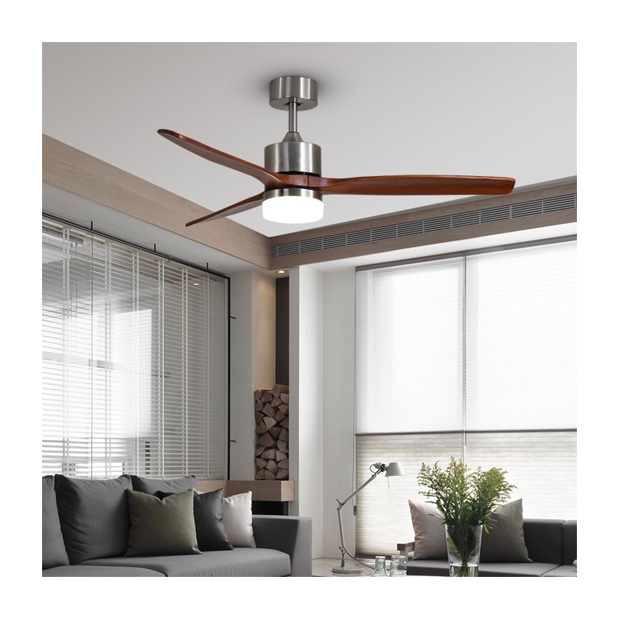 Immax NEO 07165-S - LED takfläkt ELEGANTE LED/18W/230V ek Wi-Fi Tuya + fjärrkontroll