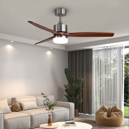 Immax NEO 07165-S - LED takfläkt ELEGANTE LED/18W/230V ek Wi-Fi Tuya + fjärrkontroll