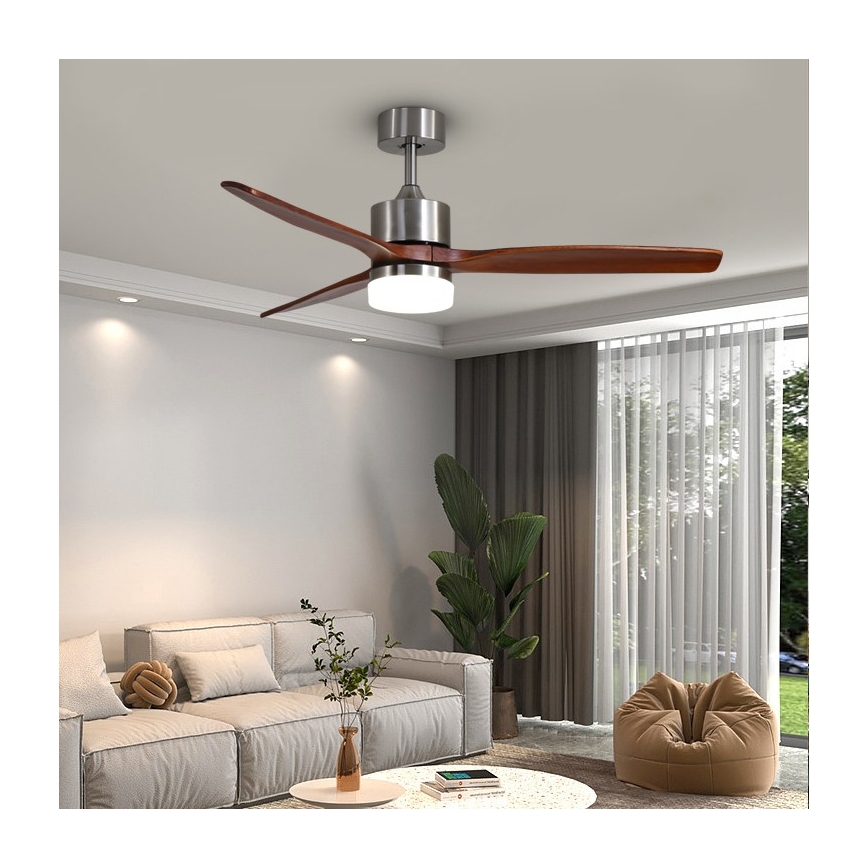 Immax NEO 07165-S - LED takfläkt ELEGANTE LED/18W/230V ek Wi-Fi Tuya + fjärrkontroll